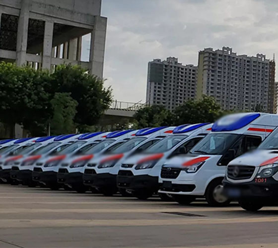 南部县服务车队展示