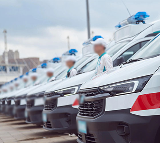 南部县服务车队展示